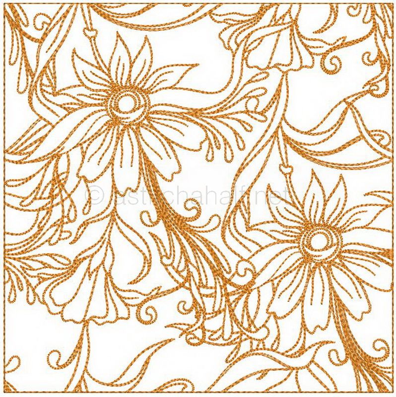 Moody Blooms Seamless Quilt Combo - aStitch aHalf