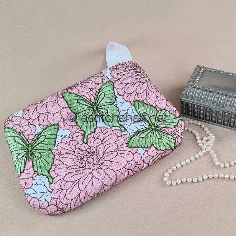 Happy Hovering Zipper Pouch - aStitch aHalf