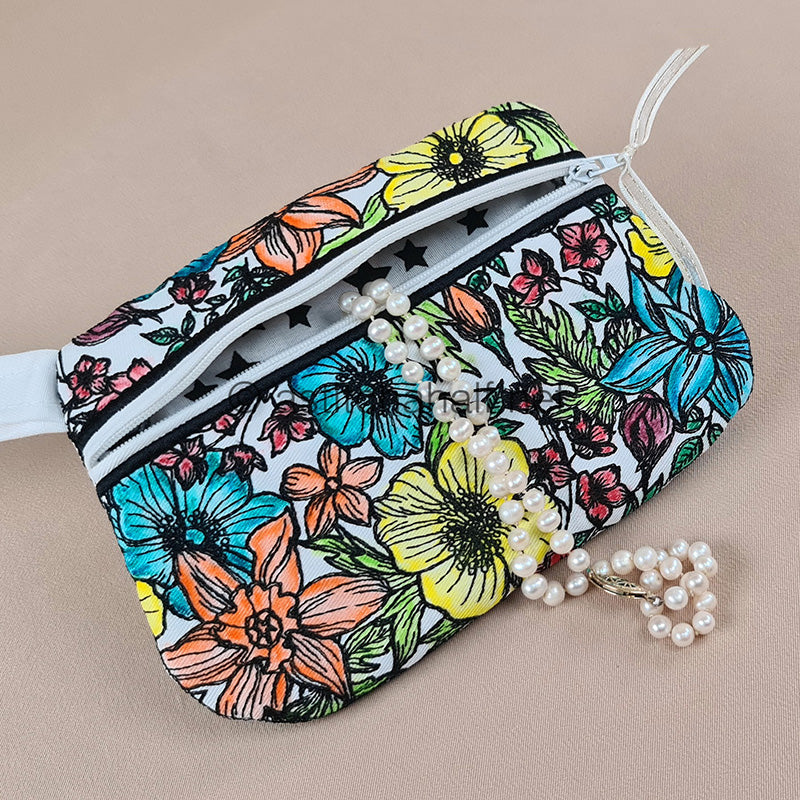 Queen of Gardens Zipper Pouch