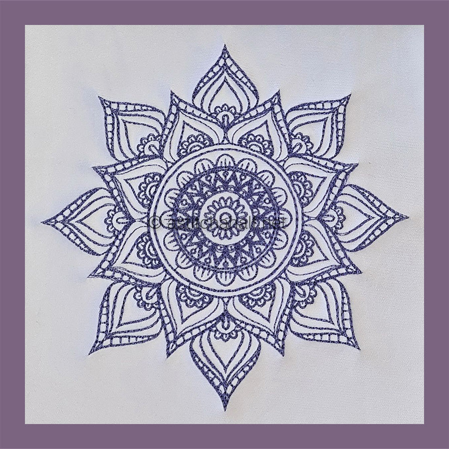 Midnight Mandala Combo - aStitch aHalf