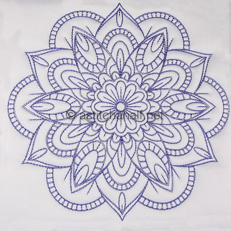 Moonstone Mandala Combo - aStitch aHalf