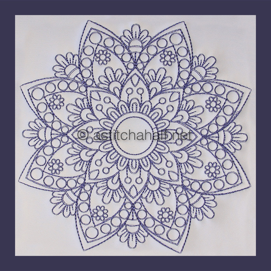 Mirror Mandala Combo - aStitch aHalf