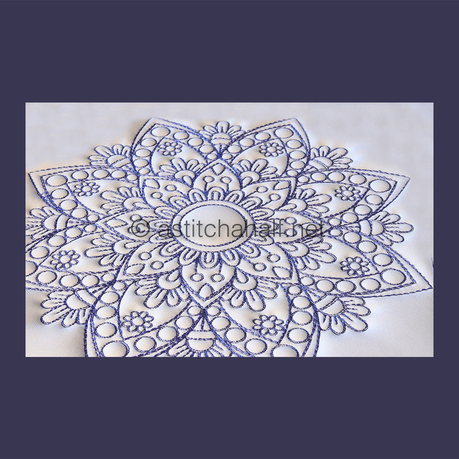 Mirror Mandala Combo - aStitch aHalf