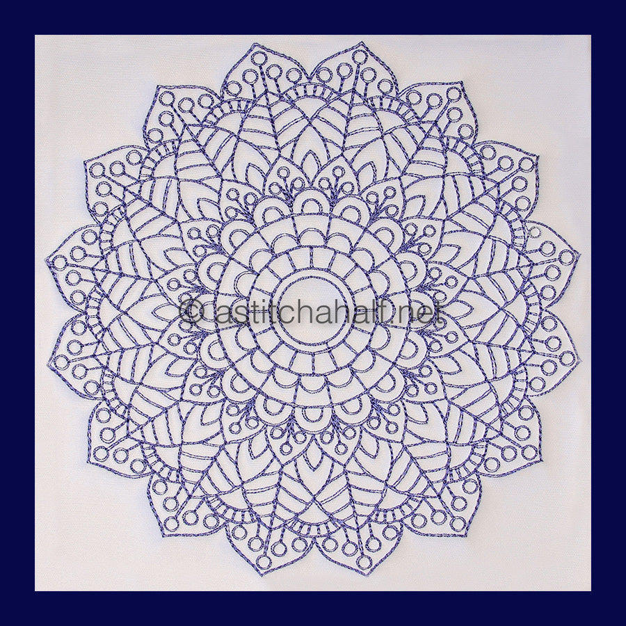 Nova Mandala Combo - aStitch aHalf