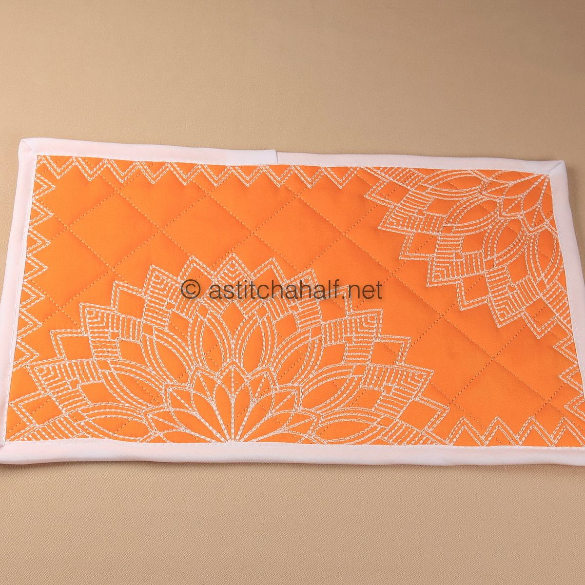 Geometric Mandala Placemat Combo - aStitch aHalf