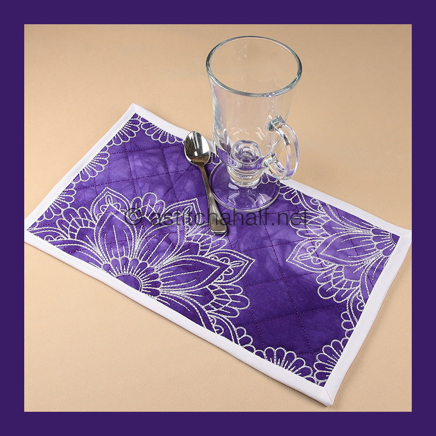 Aloha Mandala Placemat Combo - aStitch aHalf