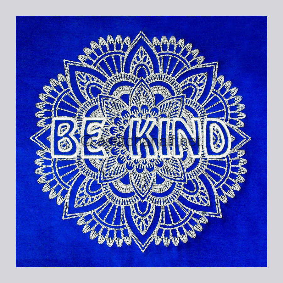 Be Kind Mandala Combo - aStitch aHalf