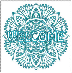 Welcome Mandala Combo - aStitch aHalf