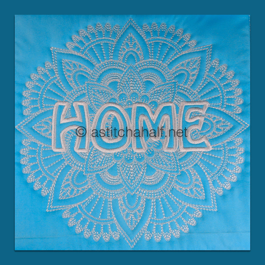 Home Mandala Combo - aStitch aHalf