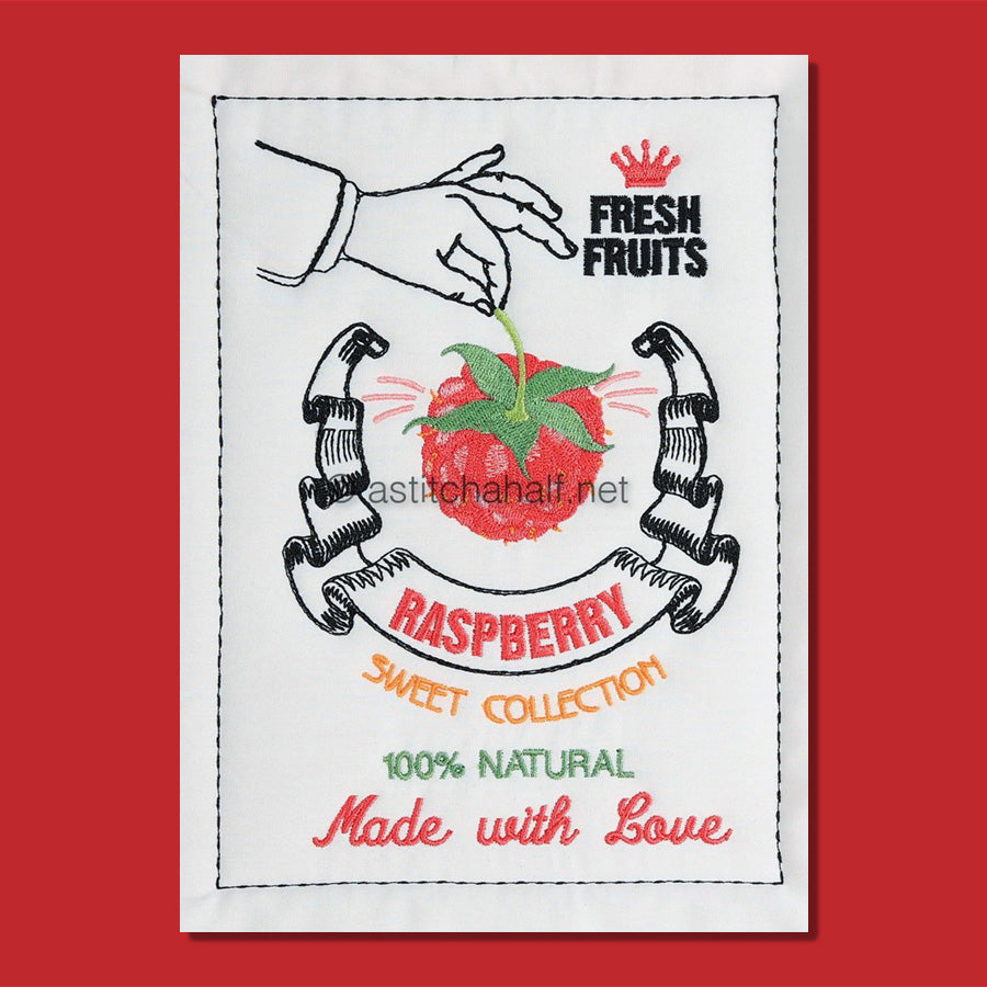 Sweet Collection Raspberry - aStitch aHalf