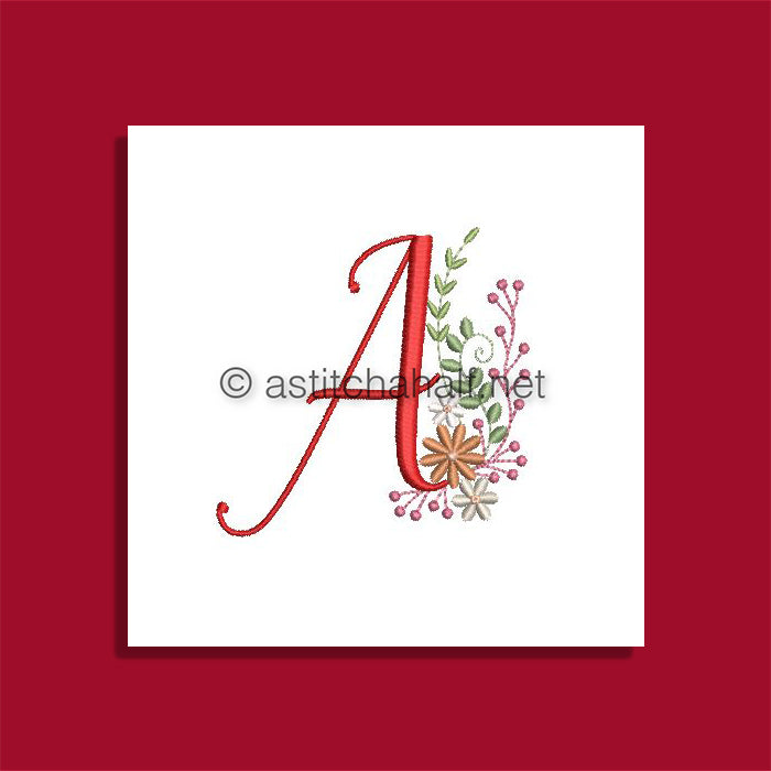 Ameri Prairie Monogram Letter A