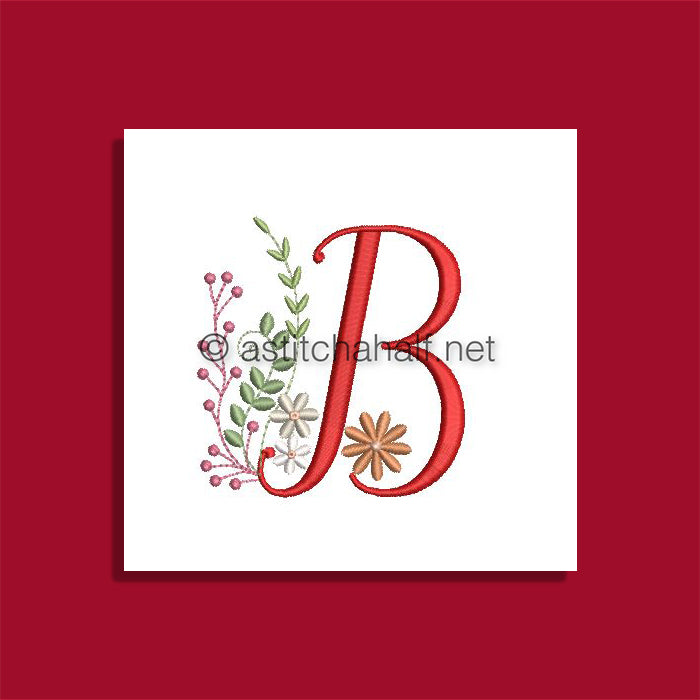Ameri Prairie Monogram Letter B