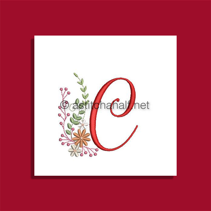 Ameri Prairie Monogram Letter C