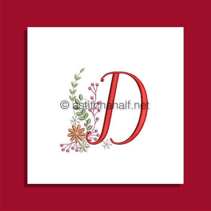 Ameri Prairie Monogram Letter D