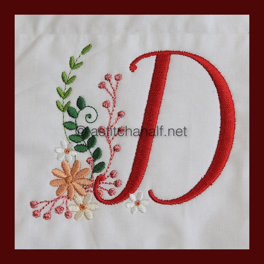 Ameri Prairie Monogram Letter D