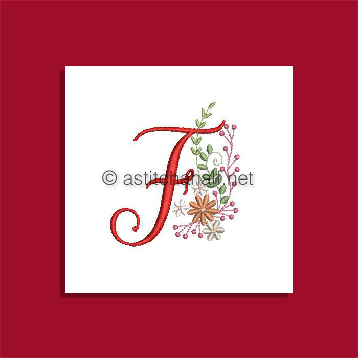 Ameri Prairie Monogram Letter F