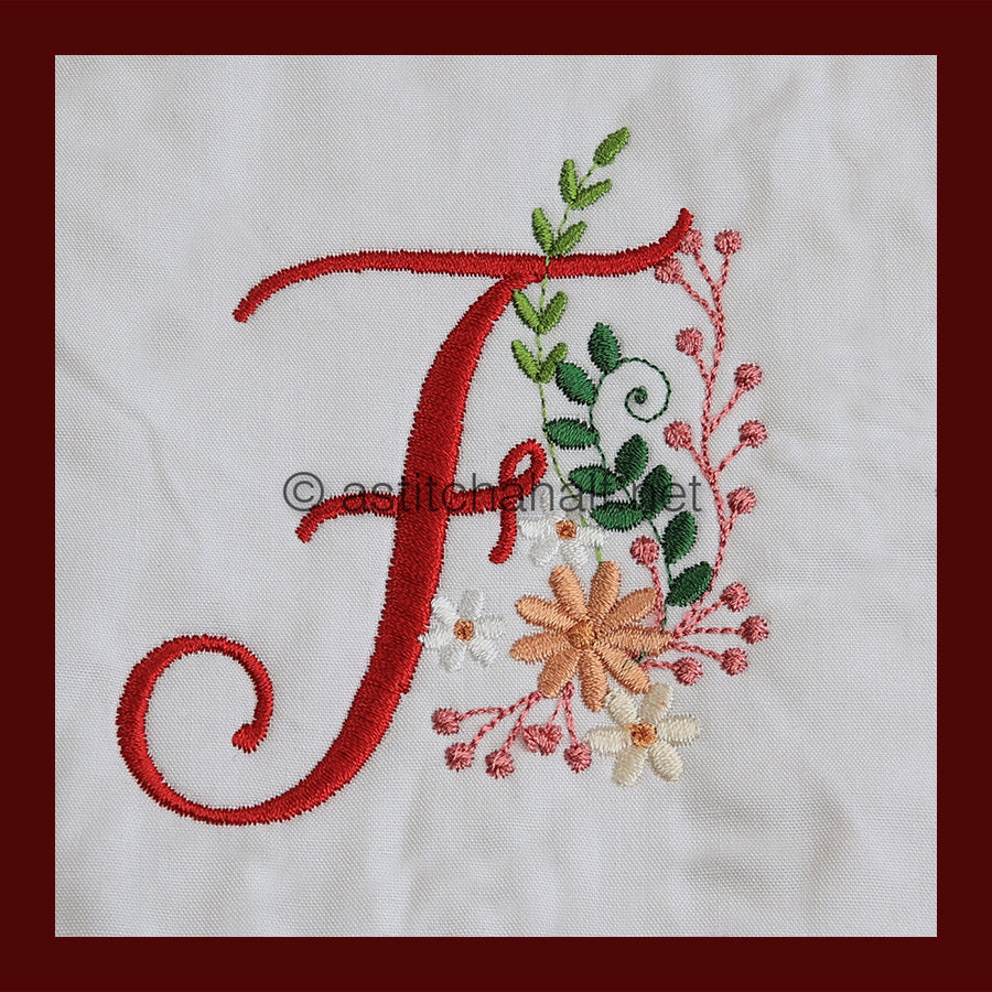 Ameri Prairie Monogram Letter F