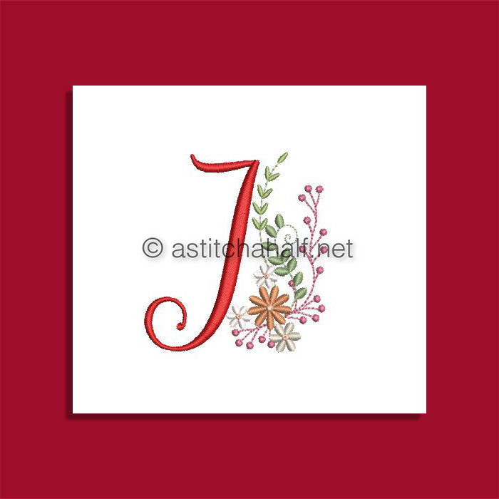 Ameri Prairie Monogram Letter J