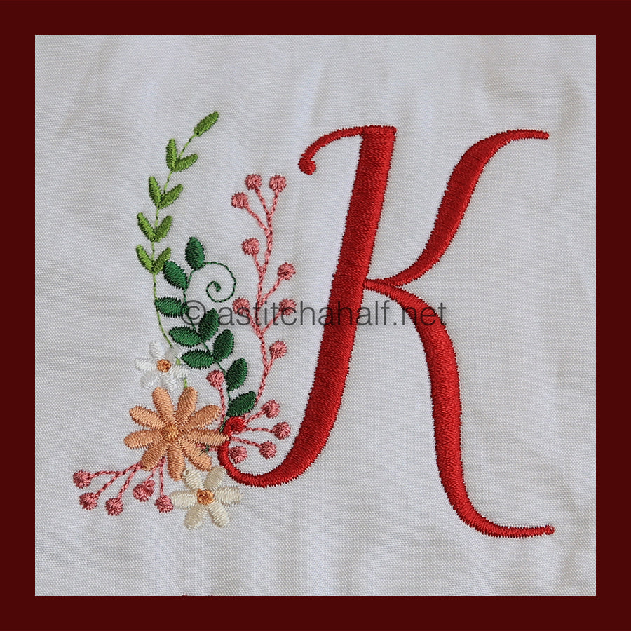 Ameri Prairie Monogram Letter K