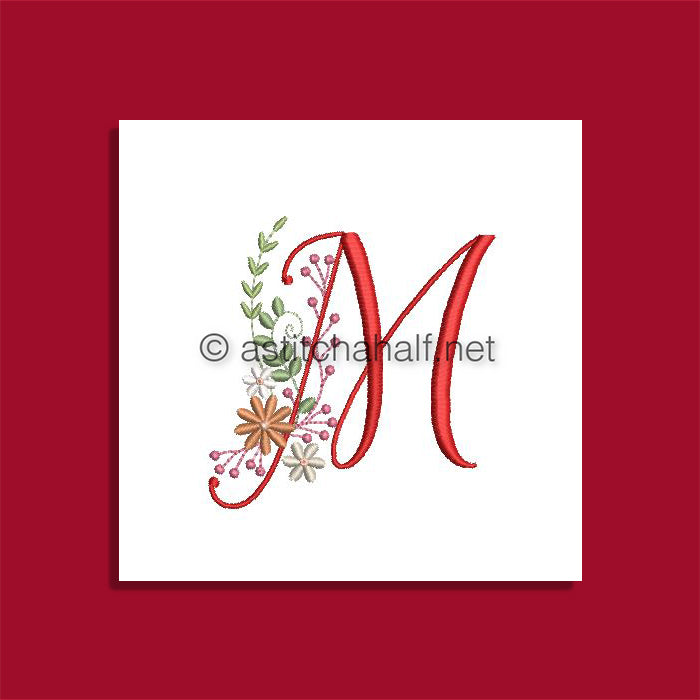 Ameri Prairie Monogram Letter M