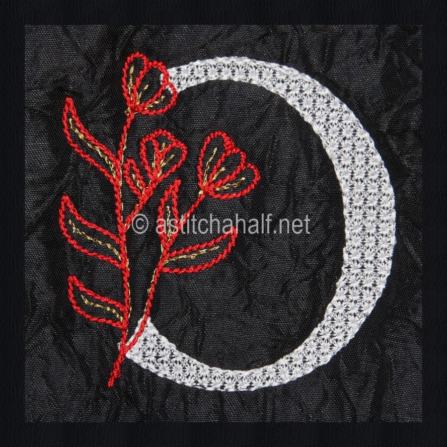 Leaf in Luxury Monogram Letter O
