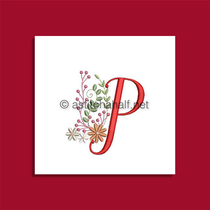 Ameri Prairie Monogram Letter P