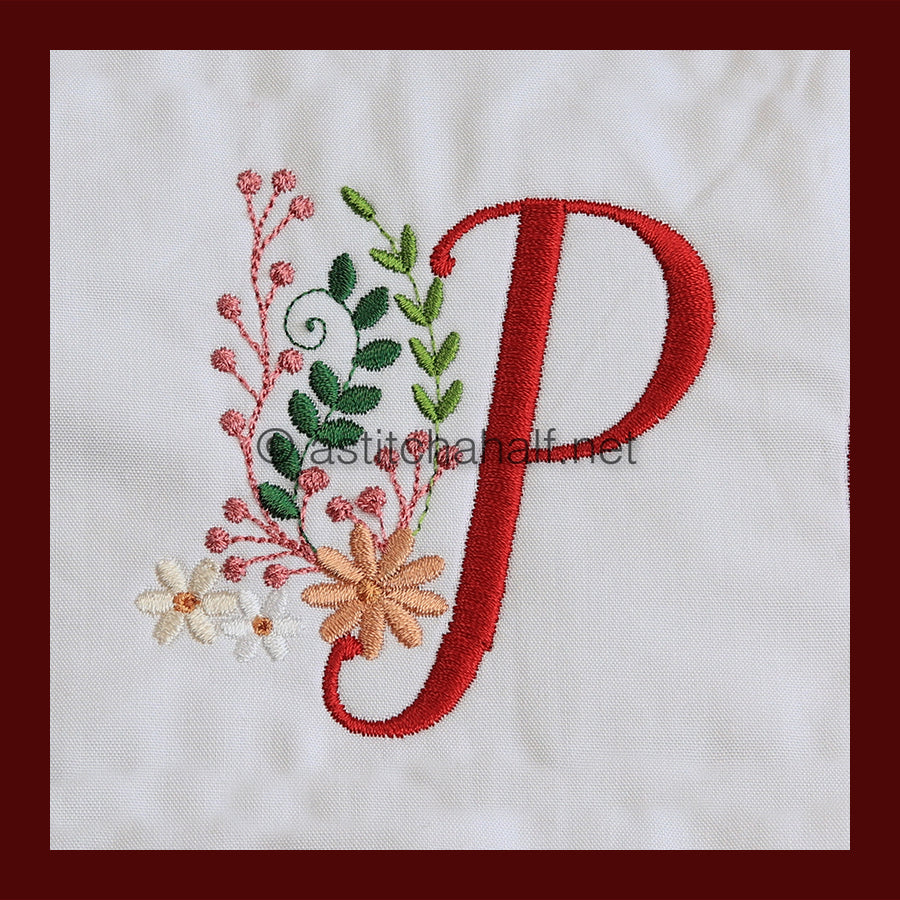 Ameri Prairie Monogram Letter P