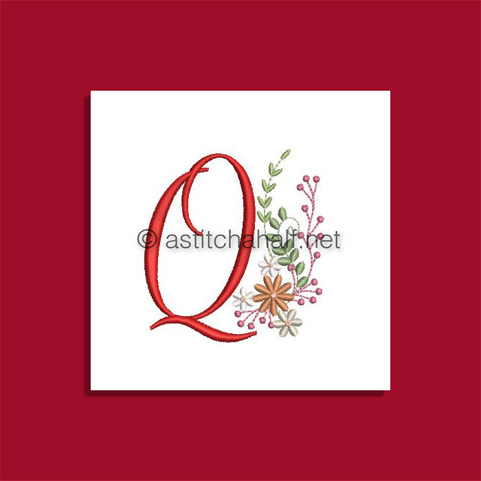 Ameri Prairie Monogram Letter Q