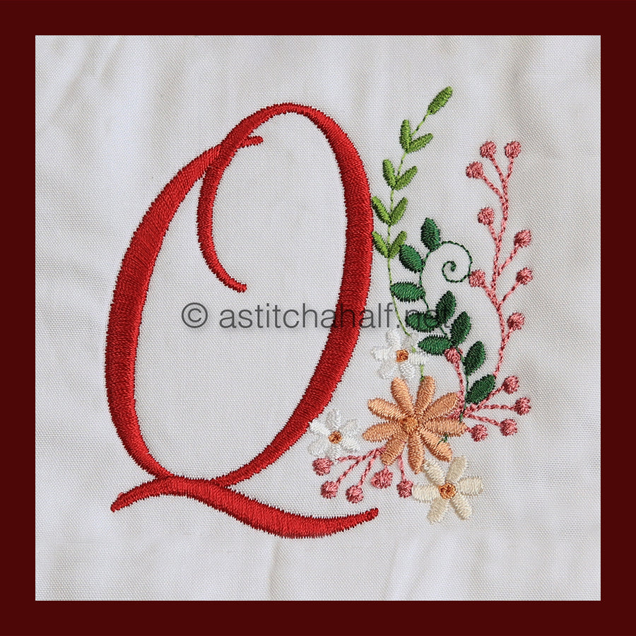 Ameri Prairie Monogram Letter Q