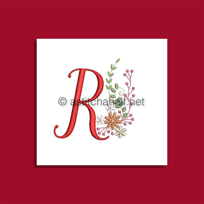Ameri Prairie Monogram Letter R