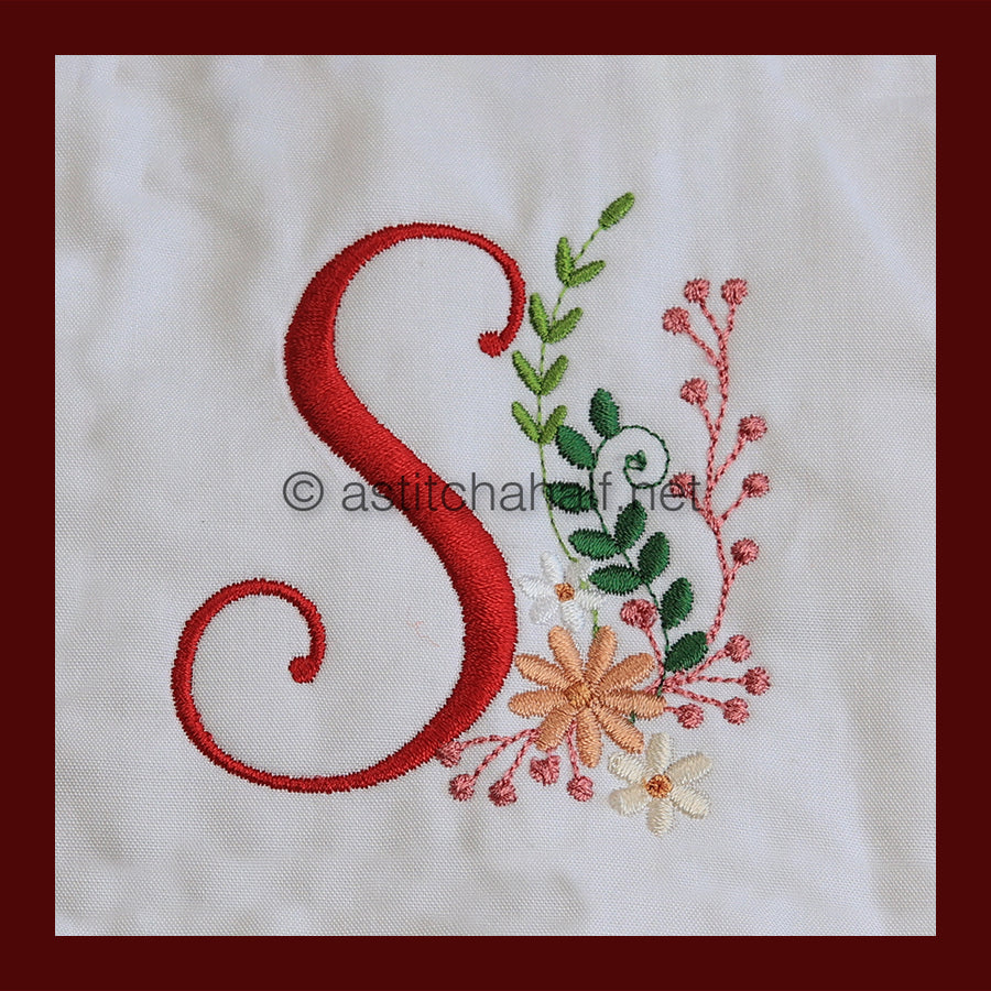 Ameri Prairie Monogram Letter S