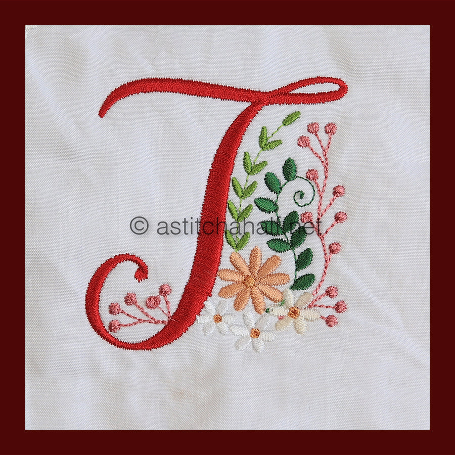 Ameri Prairie Monogram Letter T