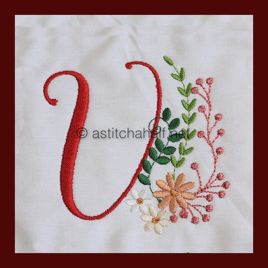 Ameri Prairie Monogram Letter V