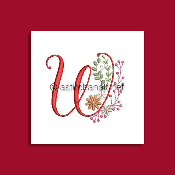 Ameri Prairie Monogram Letter W