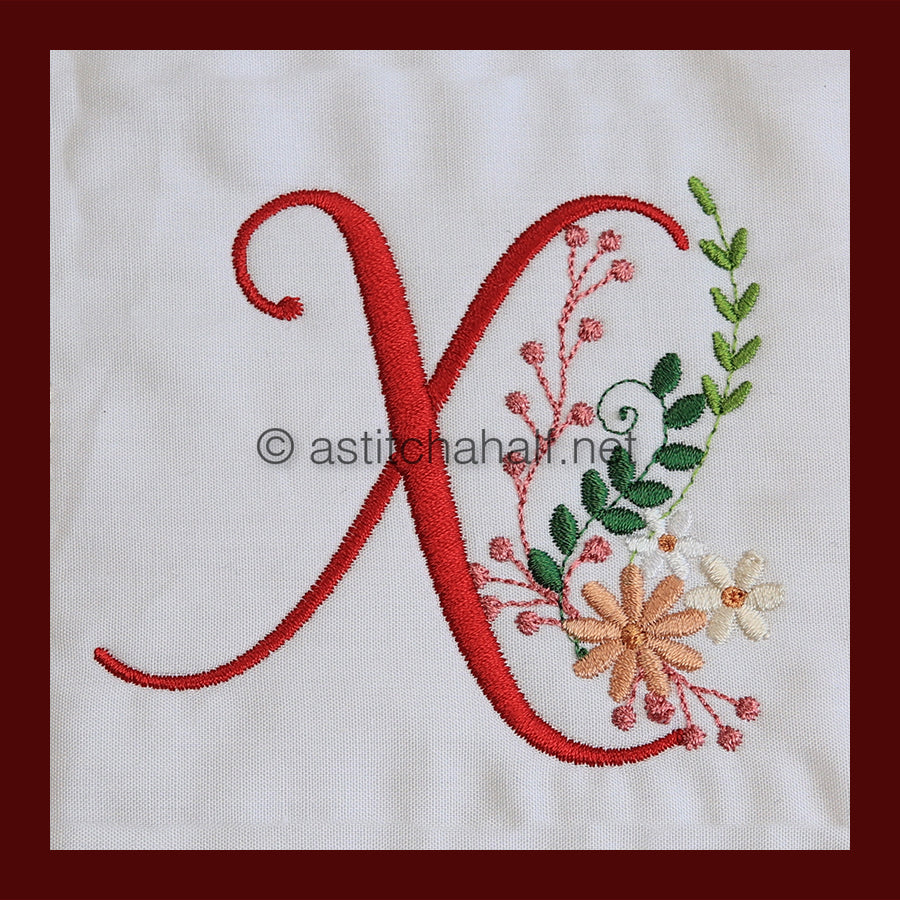 Ameri Prairie Monogram Letter X