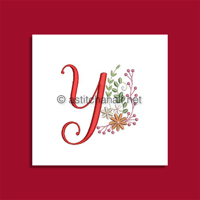 Ameri Prairie Monogram Letter Y