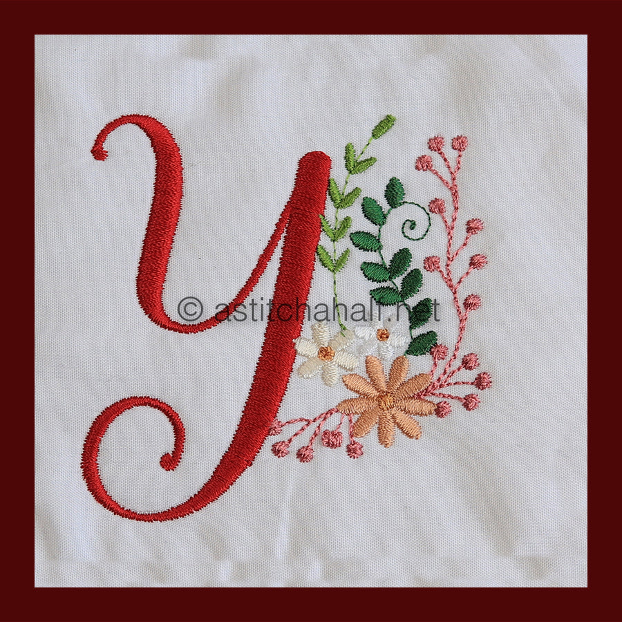 Ameri Prairie Monogram Letter Y