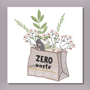 Wildflowers in Zero Waste Paper Bag Combo