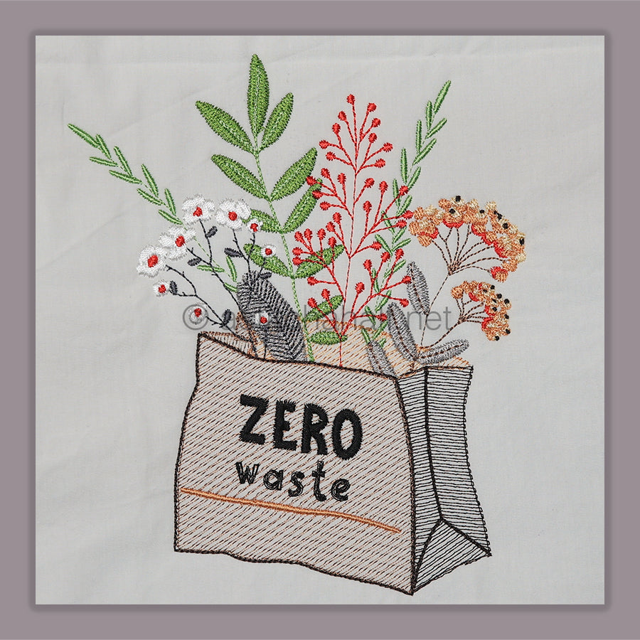 Wildflowers in Zero Waste Paper Bag Combo