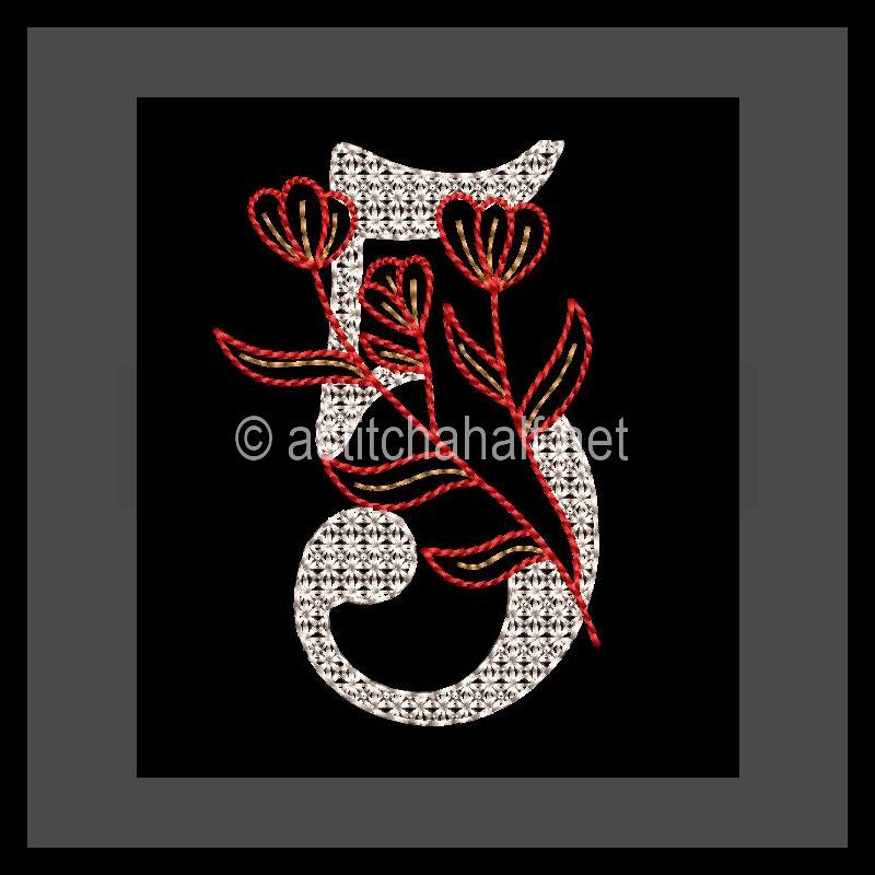 Leaf in Luxury Monogram Number 5