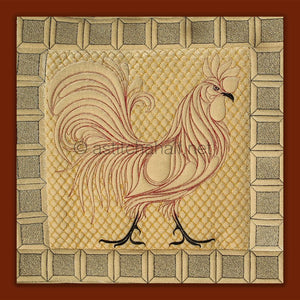 Royal Rooster Complete Quilt and Designs Pack