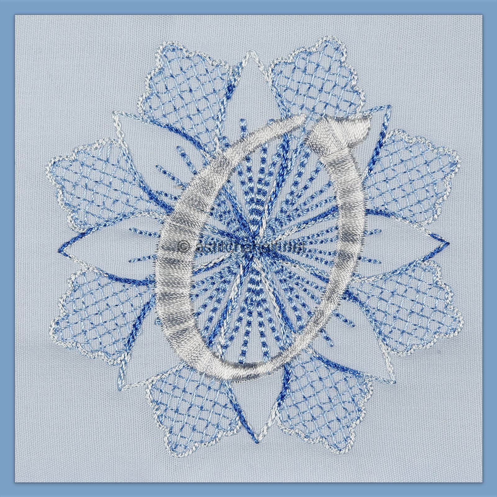 Frost and Frozen Monogram Number 0