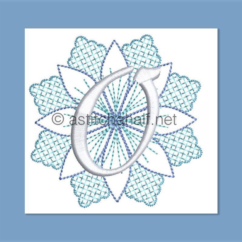 Frost and Frozen Monogram Number 0