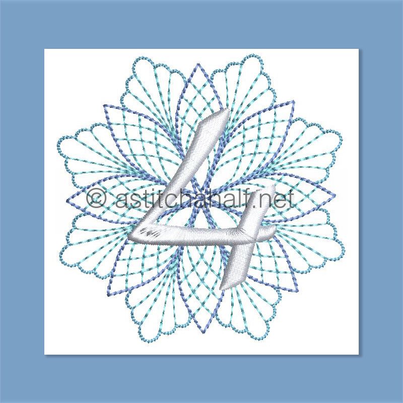 Frost and Frozen Monogram Number 4