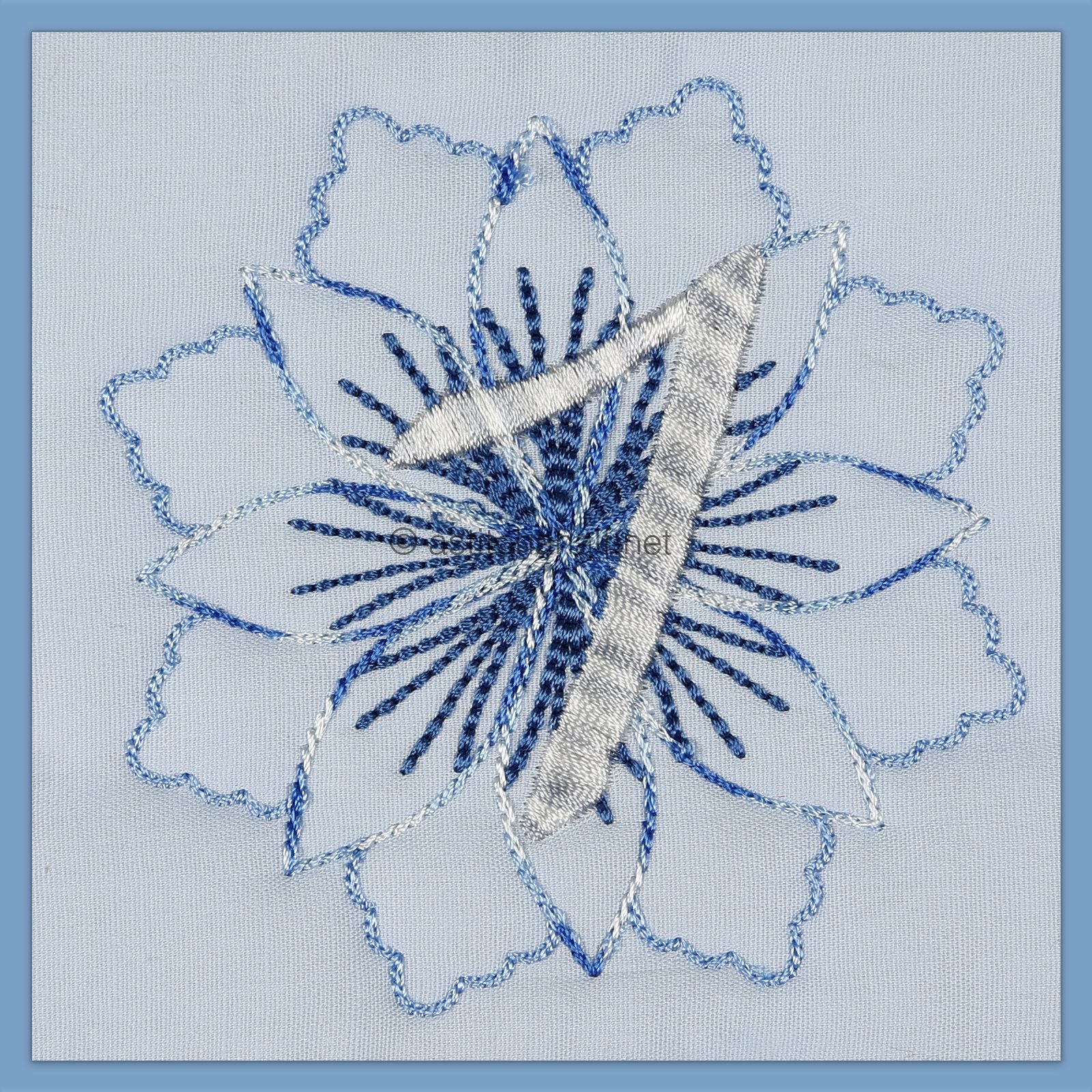 Frost and Frozen Monogram Number 1