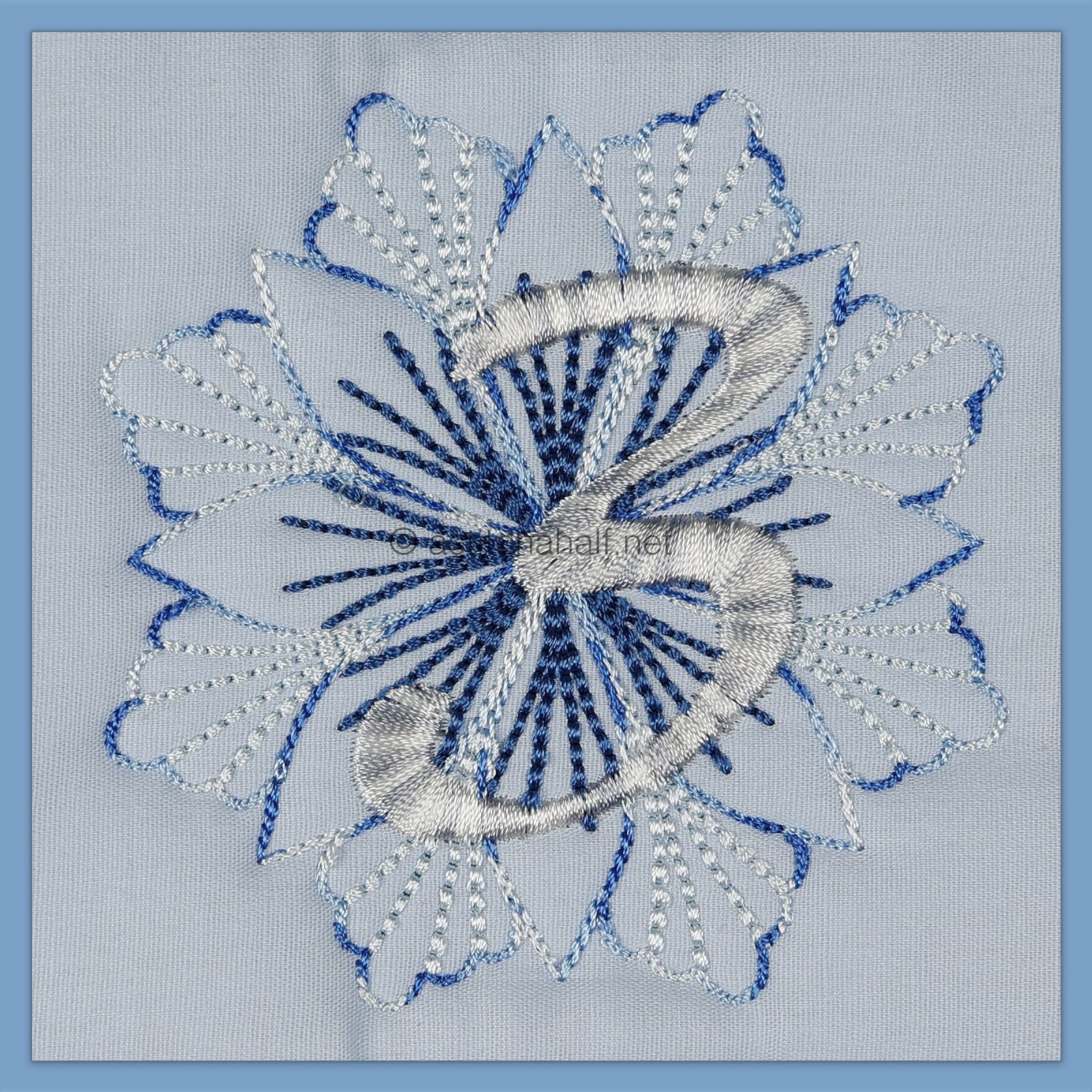 Frost and Frozen Monogram Number 3