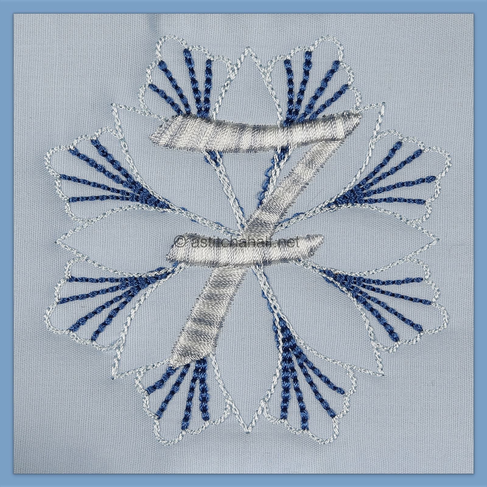 Frost and Frozen Monogram Number 7