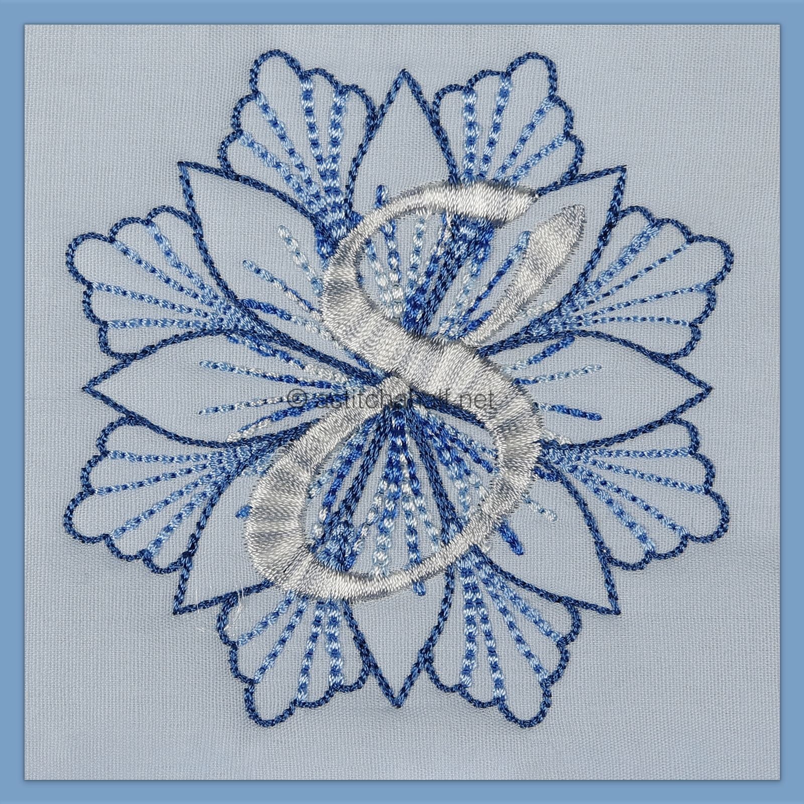 Frost and Frozen Monogram Number 8