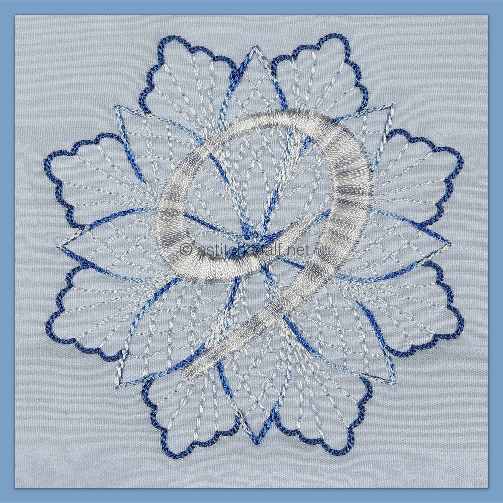 Frost and Frozen Monogram Number 9