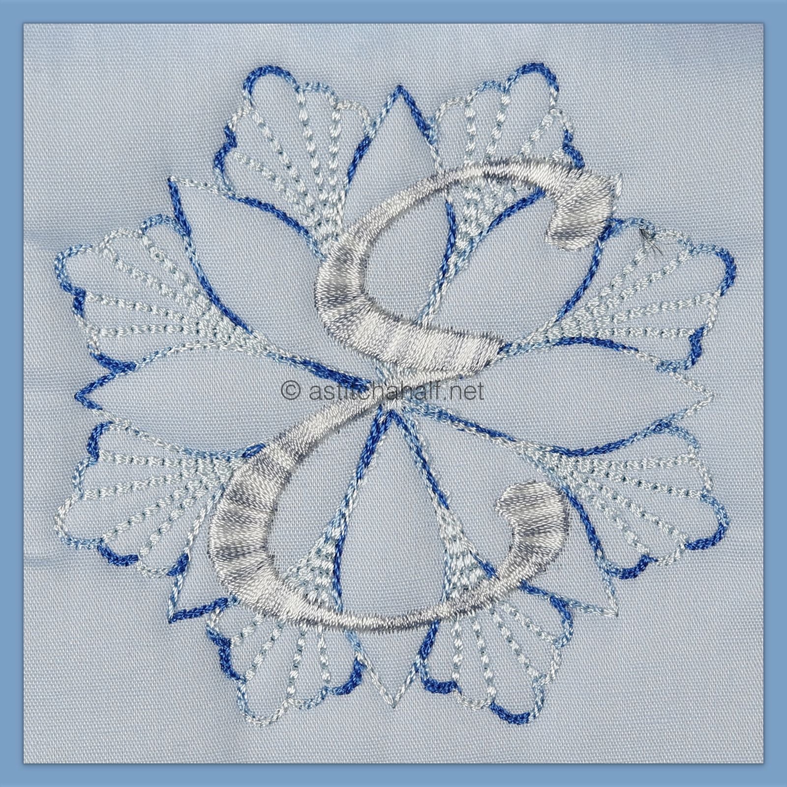 Frost and Frozen Monogram Letter E